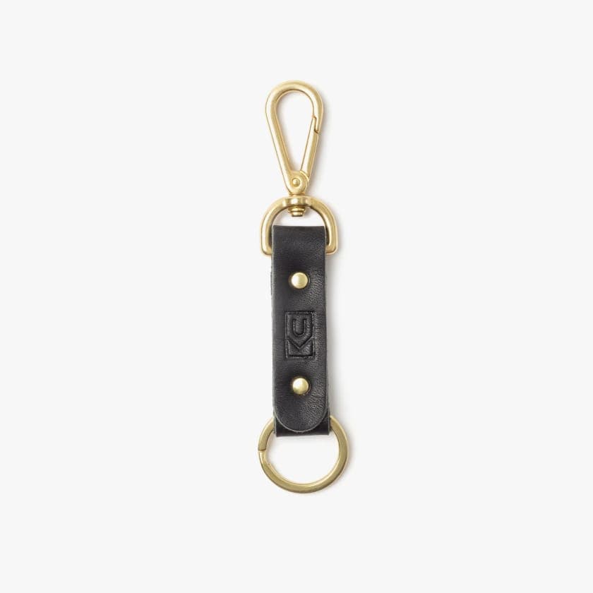 Leather Key Ring (Black)
